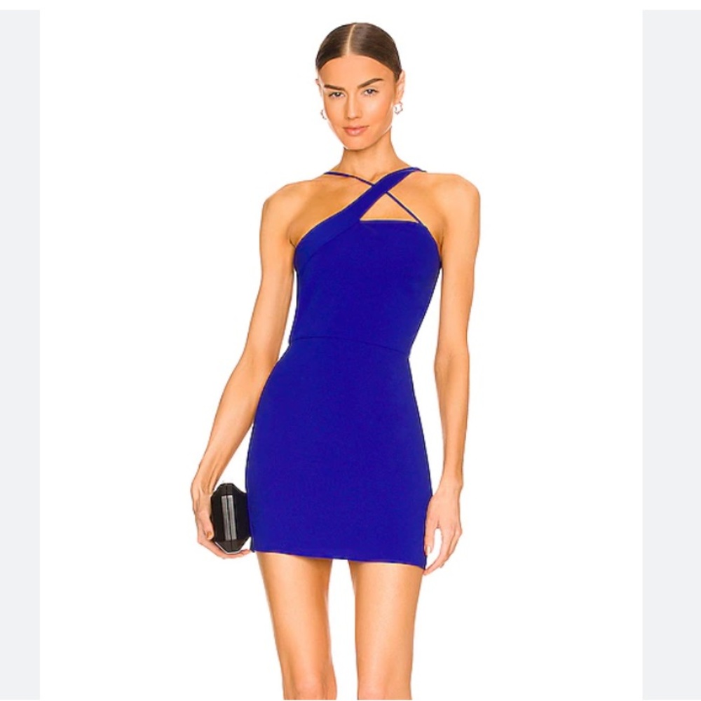 Lovers and Friends Sidney Mini Dress in Cobalt Blue